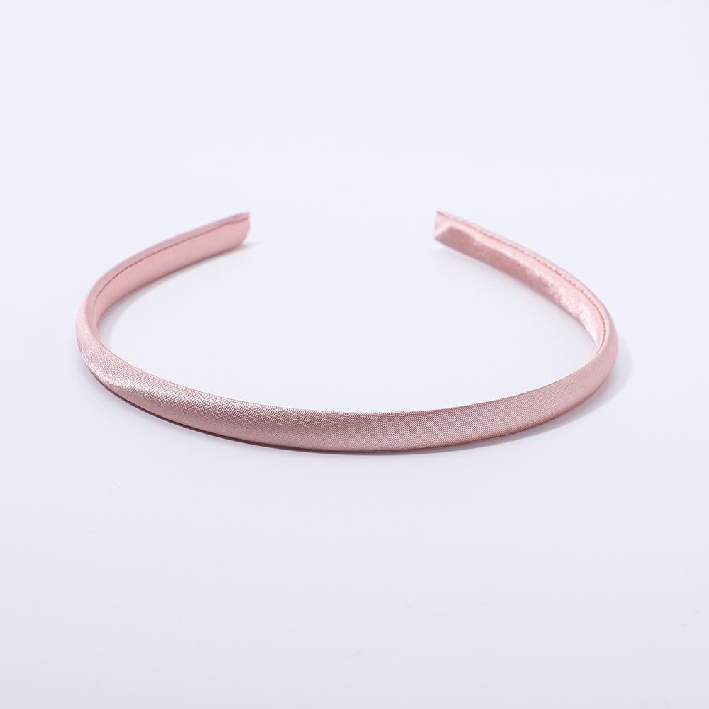 High Quality DIY Satin Covered Headbands Solid Fabric Resin Hair Band Plastic Hairbands Girls Hair Headband for Women