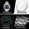 Fashion Men's Watch Waterproof Night Light Calendar Quartz Men's Watch Stainless Steel Luxury Business Men Watch