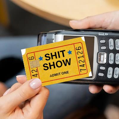 Yousheng Credit Card Skin Sticker Cover Funny Debit Card Decal Wrap for Bank Metro Key Card Debit Credit Card