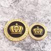 Vendita Calda Moda Metallo Car Styling Decorazione Adesivi Corona di Cristallo Personalità Adesivo per Carrozzeria Auto Accessori