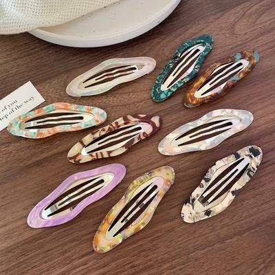 New Vintage Geometric Cloud Side Bangs Hairpins BB Clip Sweet Make Up Hair Clips Barrettes Headwear Girls Women Hair Accessories