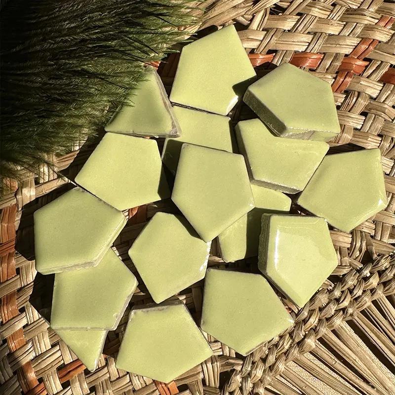100g Porcelain Mosaic Tiles DIY Craft Ceramic Tile Mosaic Making Materials Hobby Pieces Bulk 917