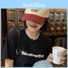 Brim Adjustable Trendy Cap For Women Comfortable Cotton Sun Hat In Multiple Colors