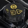 Brake Fluid Cap Replacement Dustproof Double-Layer Brake Master Cylinder Cap for Travel Adventure Vehicles Industrial Motorcycle