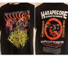 90-talls Sjelden The Maximum Hormone band 2-sidig Svart T-skjorte