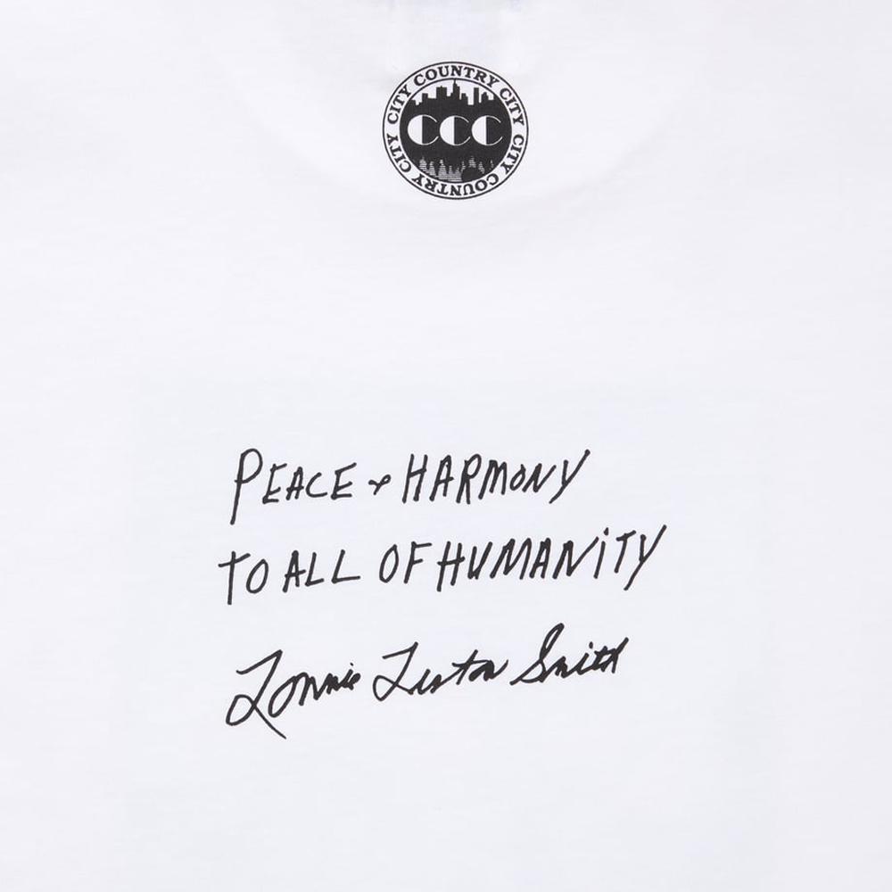 Sitikeonteulisiti X Ronnie Liston Smith Cotton T-Shirt Song For The Children White Unisex