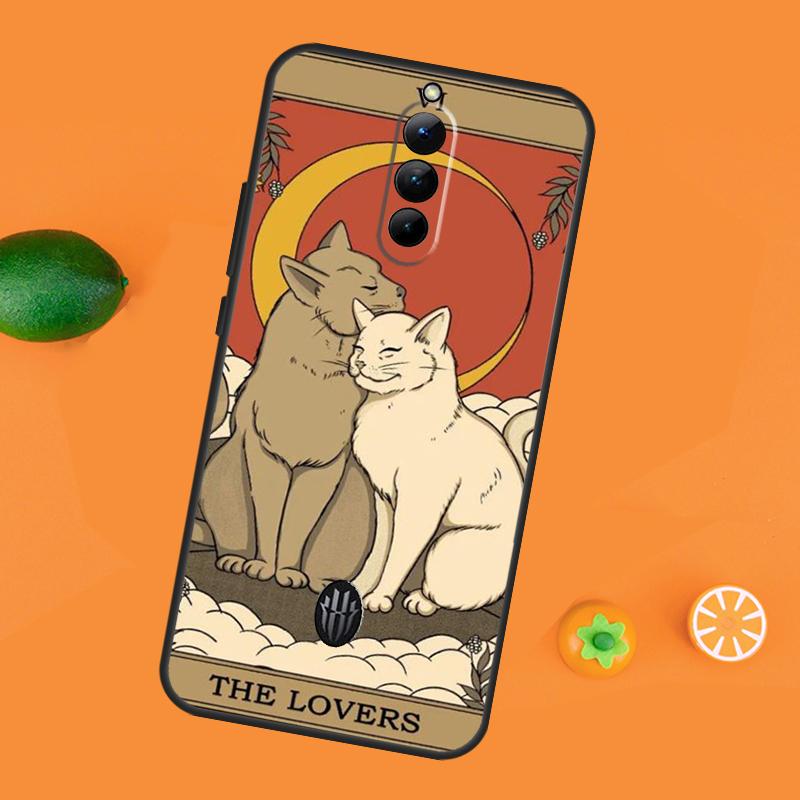 Katzen Tarot Hexerei Hülle Für ZTE Nubia Red Magic 10 Air 6S 7S 6 7 Pro RedMagic 11 10 9 8 8S 9S 10S Pro Plus Cover