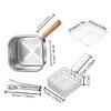 Stainlessed Steel Oil Filter Pot Deep Fryers Basket Set Efficient Frying Solution Heat Resistant Handle Kitchen Appliance