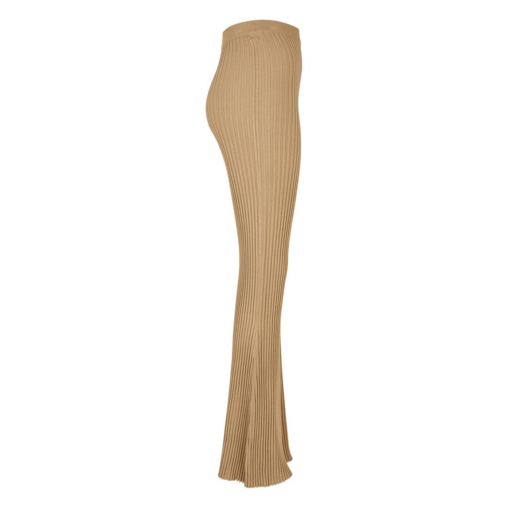 Urban Classics Womens/Ladies Knitted Ribbed Flared Leggings