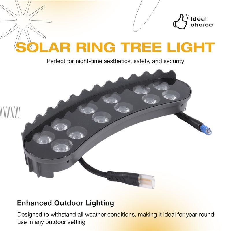 ABUL-Led Garden Tree Hug Lights Night Projection Outdoor Landscape Lamp IP65 Waterproof чёрный