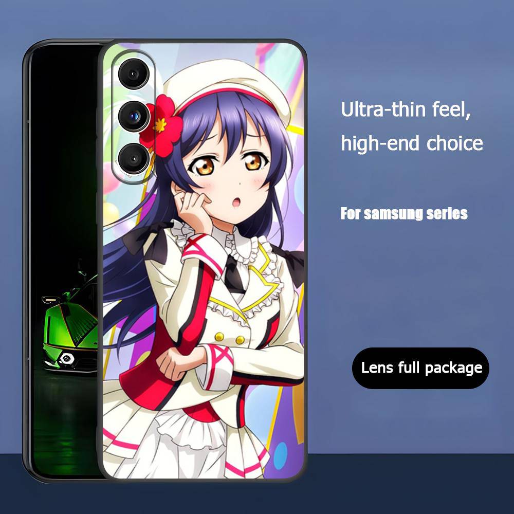 Love Live School Idol For Samsung Galaxy S23 S24 S25 Ultra S22 Plus S21 Black Soft Case Waterproof Soft Case