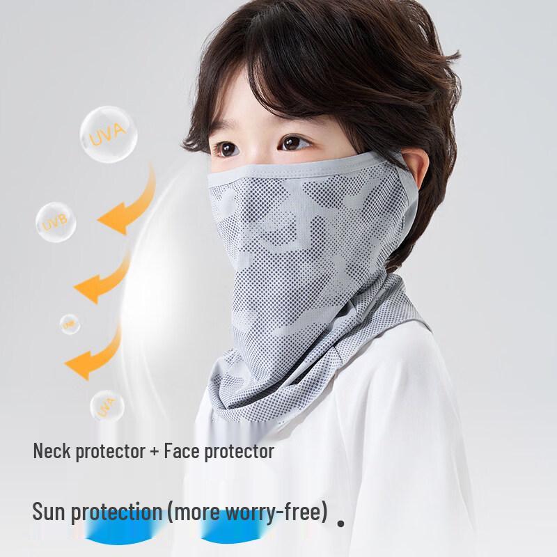 Osen Kids Ice Silk UV Protection Face Mask & Neck Gaiter
