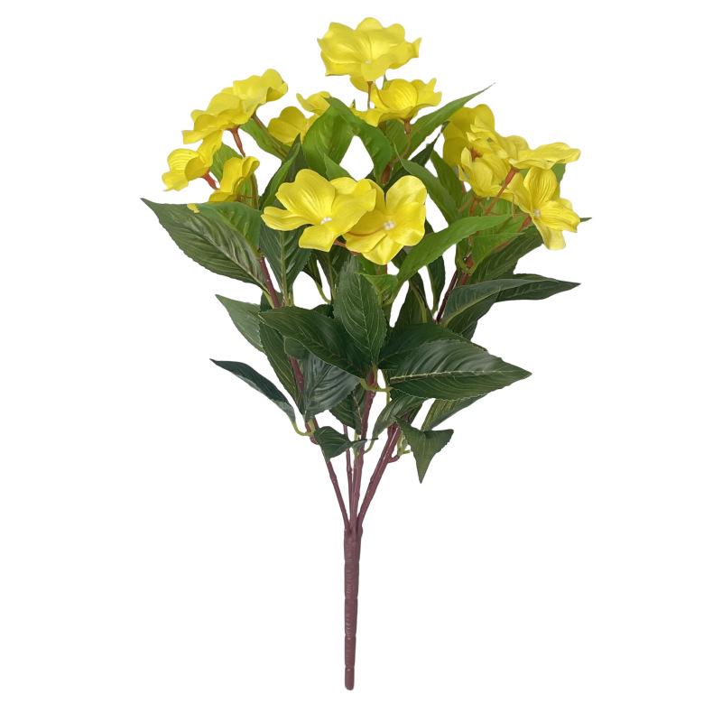 Cross-border Silk Impatiens Fake Flowers for Home, Dining Table, Garden, Fence, or Courtyard Decor.