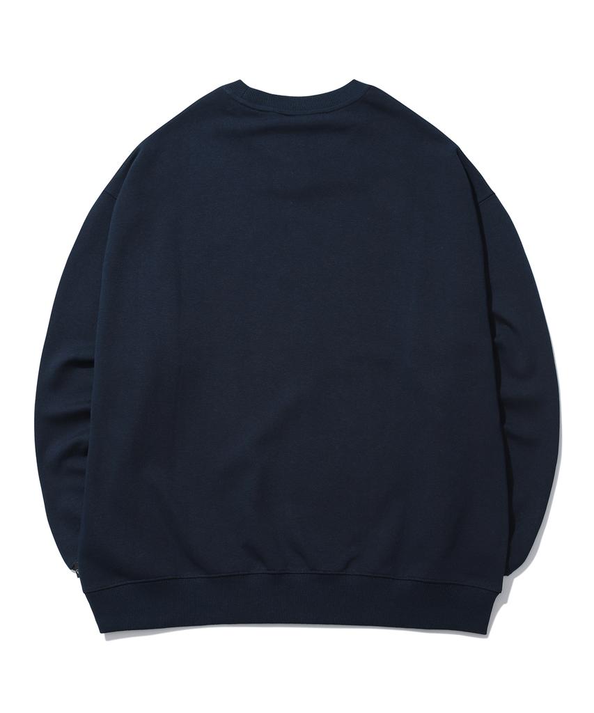 COLUMBIA UNIVERSITY Cu Arch Logo Light Terry Sweatshirts Dark Navy