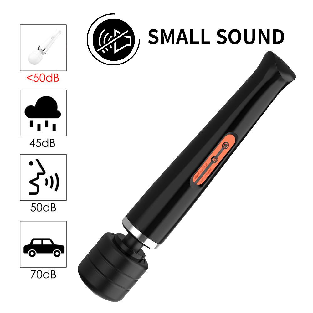 Powerful Multi-Frequency Vibrating Wand Massager for Women - Large Erotic Self-Pleasurer Adult Toy