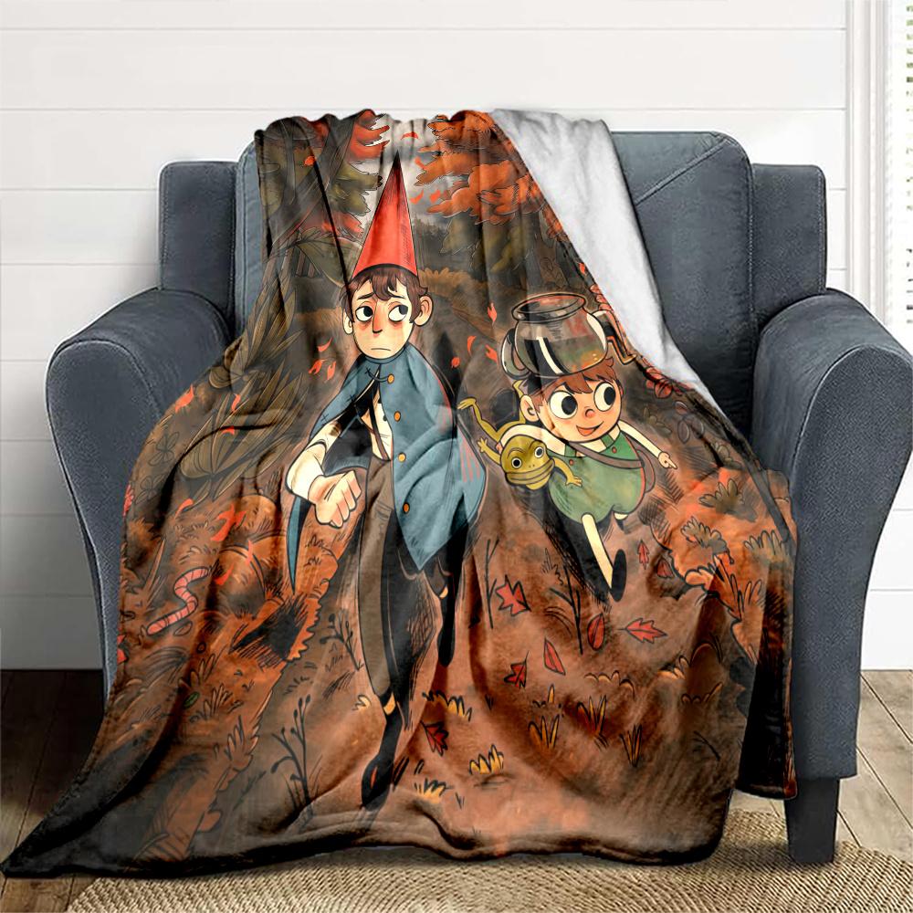 Over the Garden Wall Flannel Blanket, High quality Comfortable for All Seasons, Home Decor, Warmth and Comfort