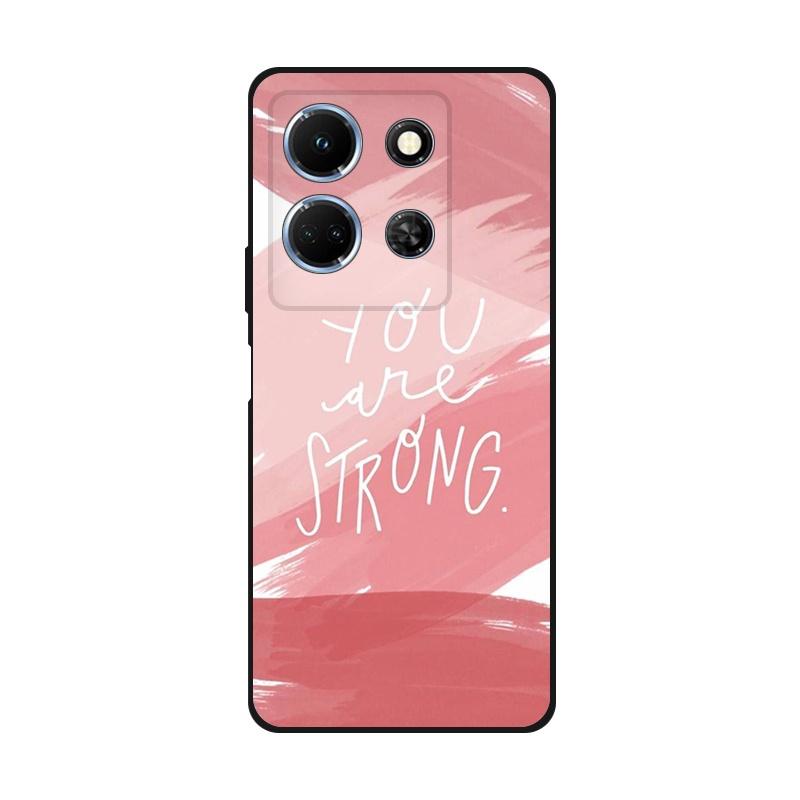 Pro měkké silikonové pouzdro Infinix Note 30 4G TPU lakovaný zadní kryt Infinix Note 30 4G