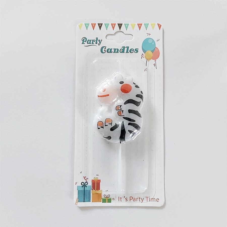 Cartoon Animal Happy Birthday Cake Candle Children Cute Party Candle Baby Happy First Birthday Baking Decoration