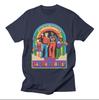 Classic Simple Cartoon Anime American Illustration Casual Tshirt Luxury Brand for Men and Women