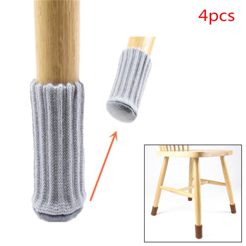4Pcs Chair Leg Sock Cloth Floor Anti-Slip Table Foot Furniture Feet Sleeve Cover