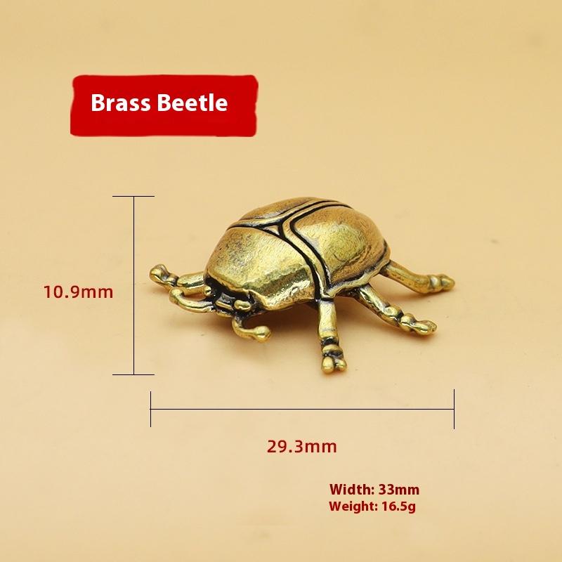 

1pc Solid Brass Scorpion Statue Figurines Vintage Brass Animal Decorative Figurines Desk Ornaments Crafts Home Decoration