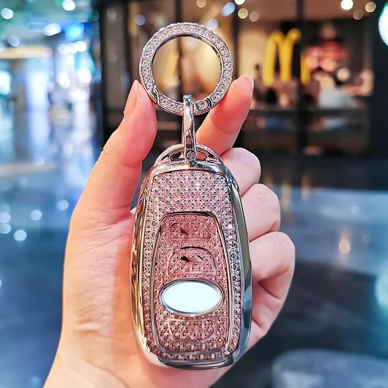Suitable For Subaru Forester Keycase Legacy Xv Outback Brz Keycover Key Shell Keychain Sparkling Car Key Case