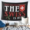 Tapiz con la Bandera de Suiza Suiza Colgante de Pared Decoración Estética para el Hogar Tapices para Habitación de Dormitorio
