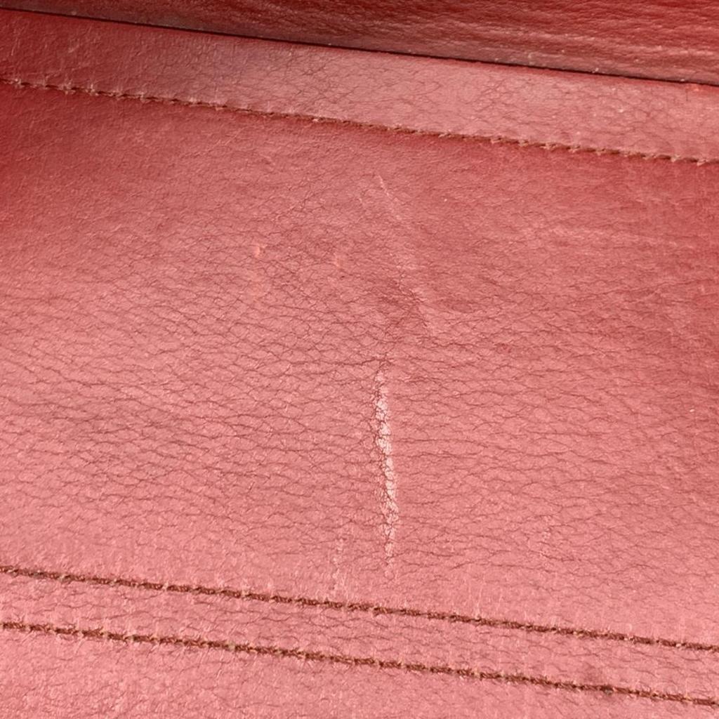 LOEWE T Shopper Anagram Tote Shoulder Crossbody Bag Leather Pink Beige A4 Size Compatible