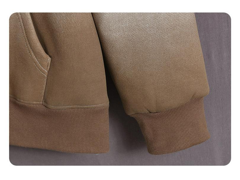 Gradient Color Block Hooded Sweatshirt for Boys, Junior High & High School Students - Plus Velvet, Thickened, Autumn/Winter Outerwear for Teens