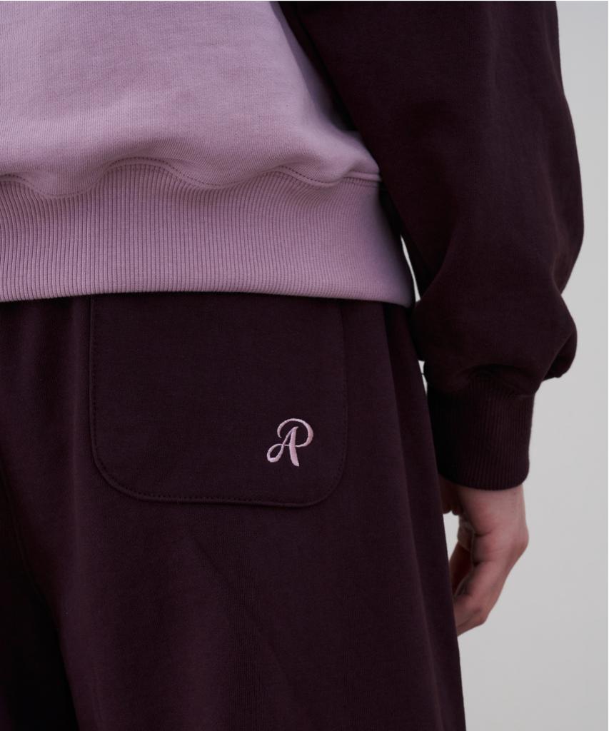APEGO SPORTS Semi Balloon Sweat Pants Dark Burgundy