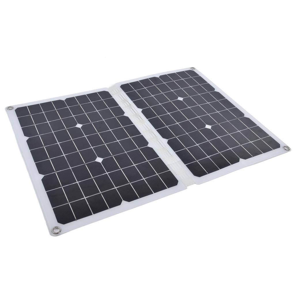 40W 18V Solarladepanel Hocheffizient Faltbar Flexibel Solarladegerät mit USB-Kabel