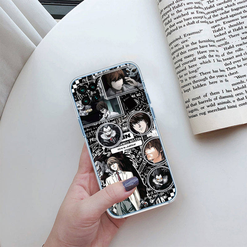 JO16 Death Note Phone Case for Motorola E22S E7 G6 G7 G8 G9 Plus Power Play G10 G20 G04 E30 E40 E22 E20 E13 G22 G23 G Stylus Play