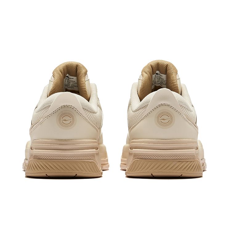 Erke Bas 2.0 Retro Casual Non-Slip Wear-Resistant Low-Top Sneakers Women sneakers Beige 52124301208-103