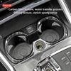 Car Gear Shift Water Cup Holder Panel Cover Sticker Auto Carbon Fiber For BMW 3 Series G20 G28 325li 2020-2024