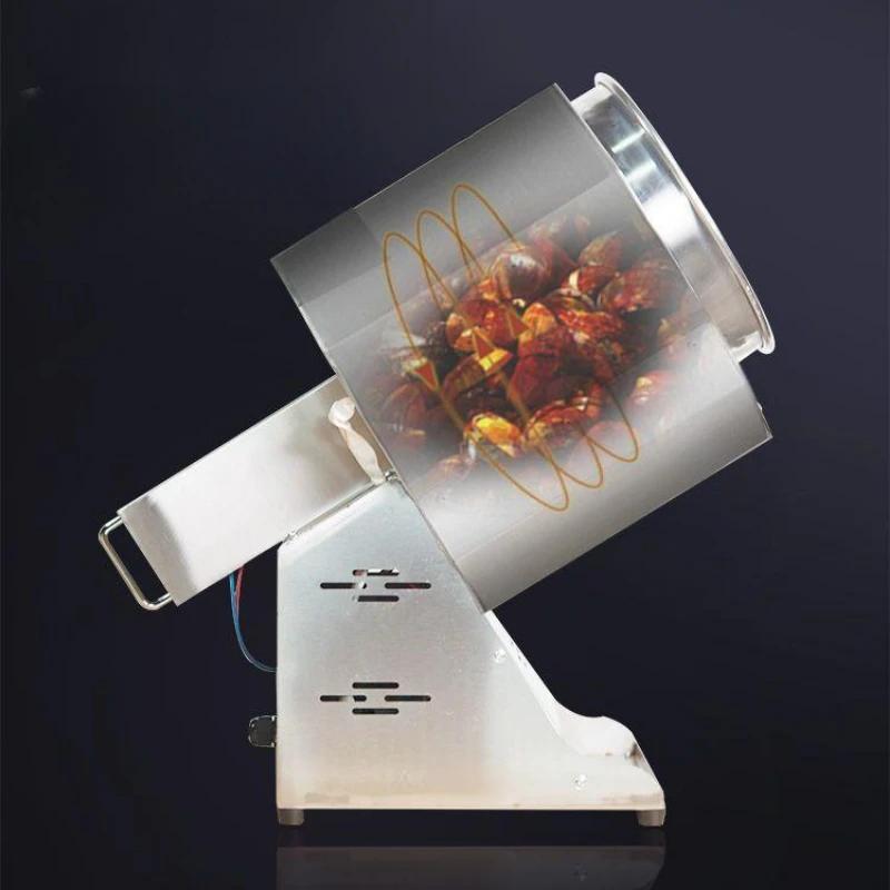 220V Mini Electric Frying Machine Chestnut Melon Seed Peanut  Pan Frying Assistant Dry Frying Machine Grains Miscellaneous