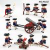 24pcs M8227 War of Independence 24 Figurines Phalanx Children Assembled Small Educational Toy