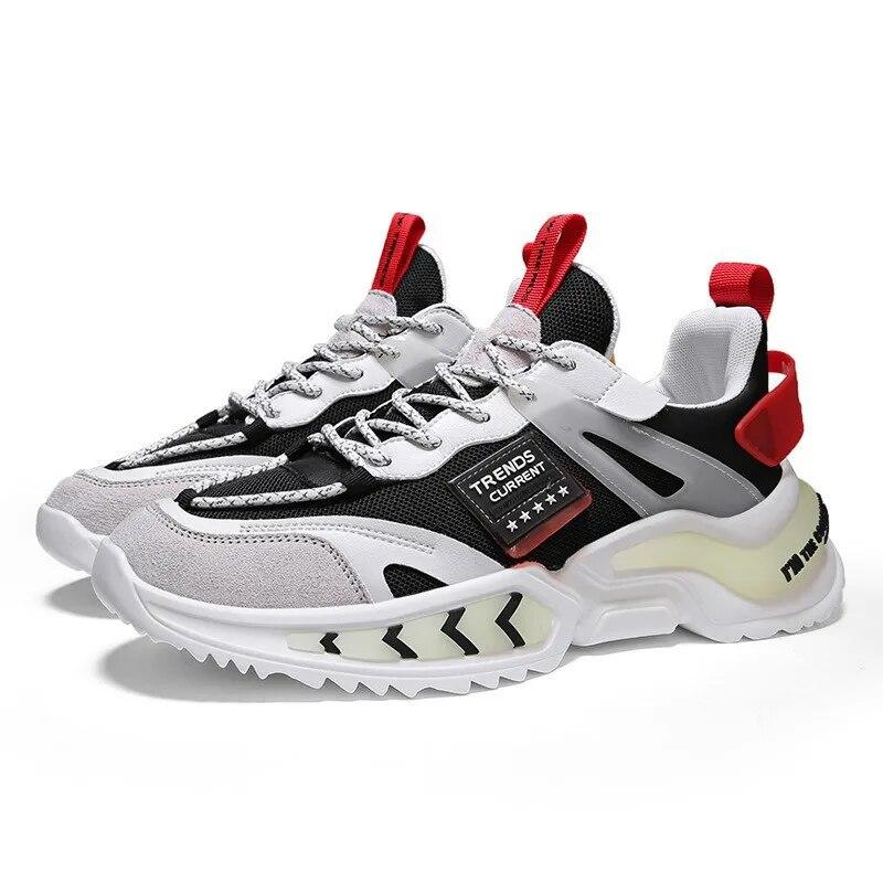 Men Sneakers Running Shoes Leisure Outdoor Running Shoes Man Fashion Sports Shoes Mesh Breathable Footwear Big Size 45