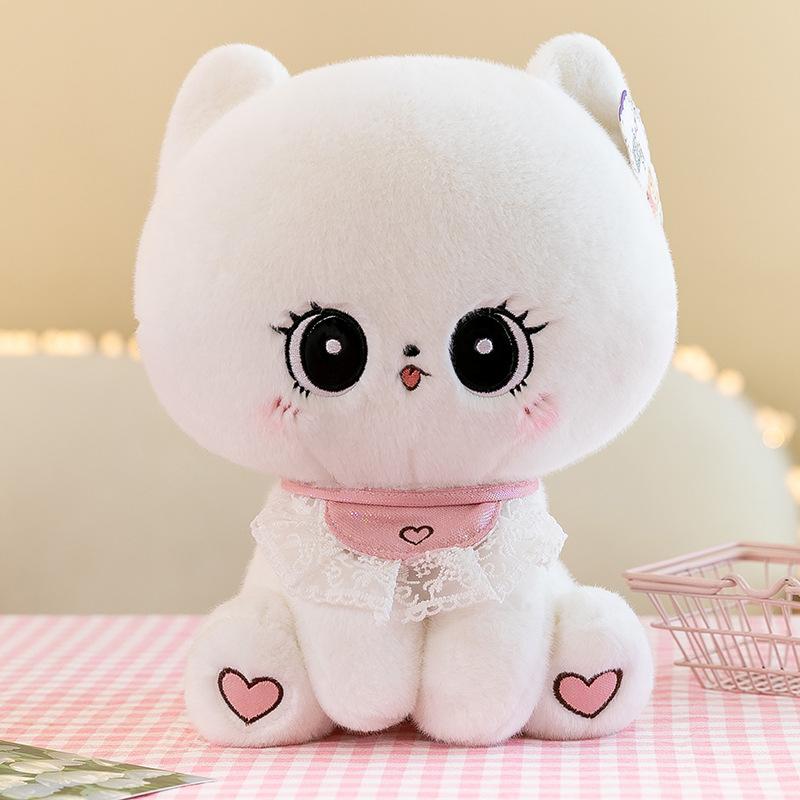 Cute Cat Doll Plush Toy Cute Sweet Cat Throw Pillow Bed To Accompany Sleeping Doll