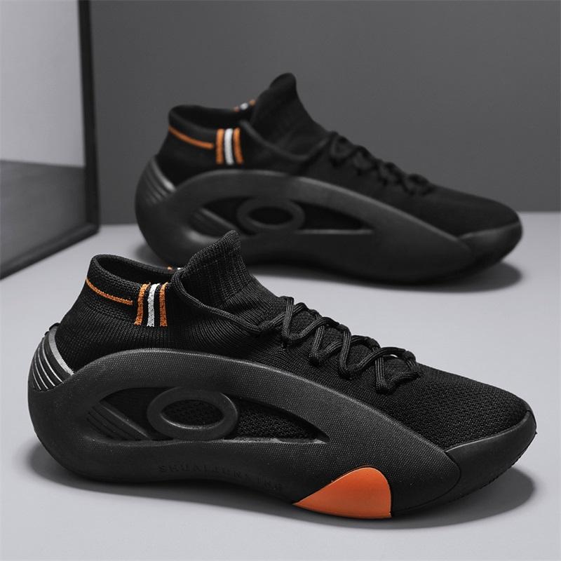 Fashion Men Casual Sneakers 2025 Summer Comfortable Breathable Anti Slip Running Shoes Fashion Platform Designer Knit Sneakers Sports