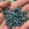 8mm Blue Water Jade Round Loose Beads for DIY Jewelry Accessories