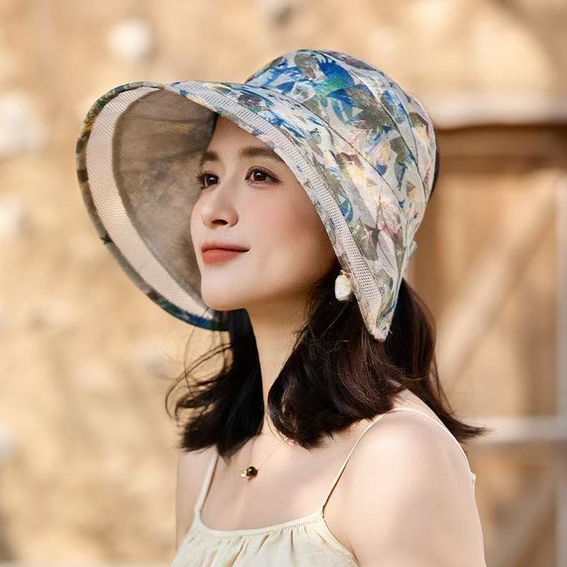 Sun Hat For Women With Upf Sun Protection And Wide Brim Breathable Polyester Outdoor Summer Hat