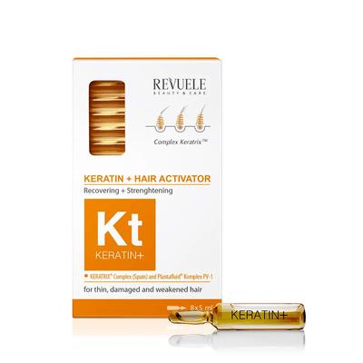Ampullerde saç büyüme aktivatörü Keratin+ 8x5 ml