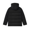 FILA WHITE Down Jackets Men's Jet Black Hooded Moderate F51M543990A-BK