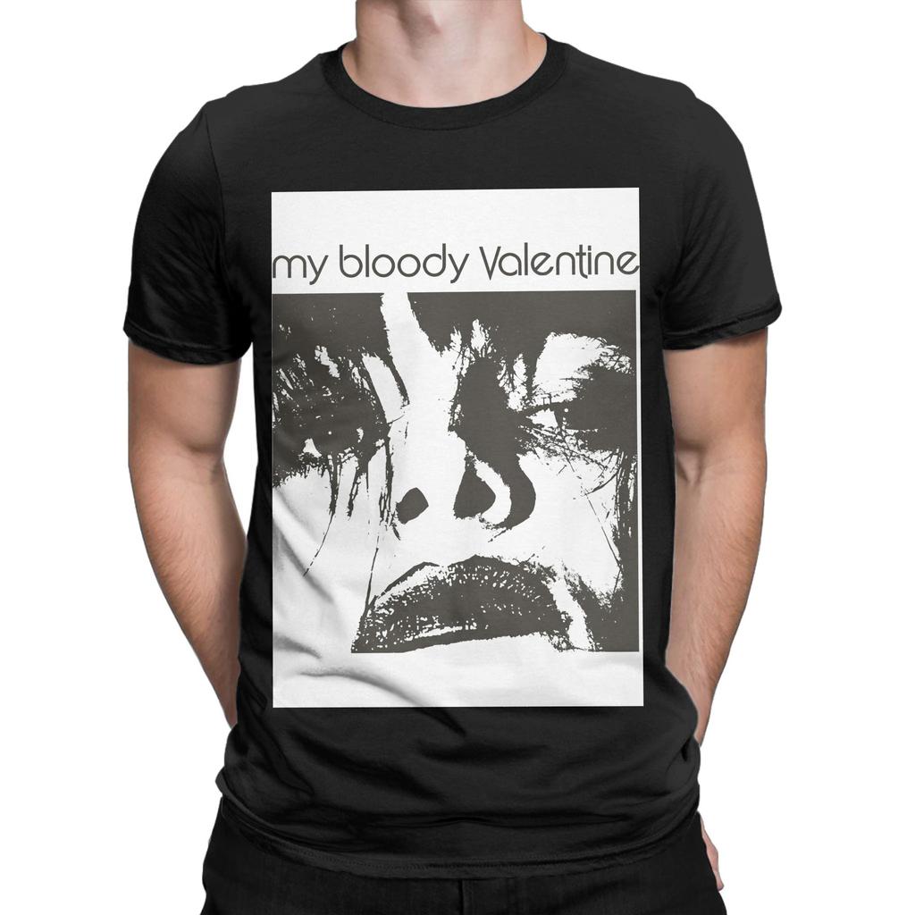 My Bloody Valentine Black Funny Graphic 100 Cotton TShirt My Bloody Valentine Tops Tees For Unisex