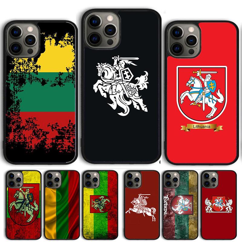 Lithuania Flag Phone Case Cover For iPhone 17 Air 16 15 14 13 12 Pro Max 11 Pro Max Plus Coque Shell