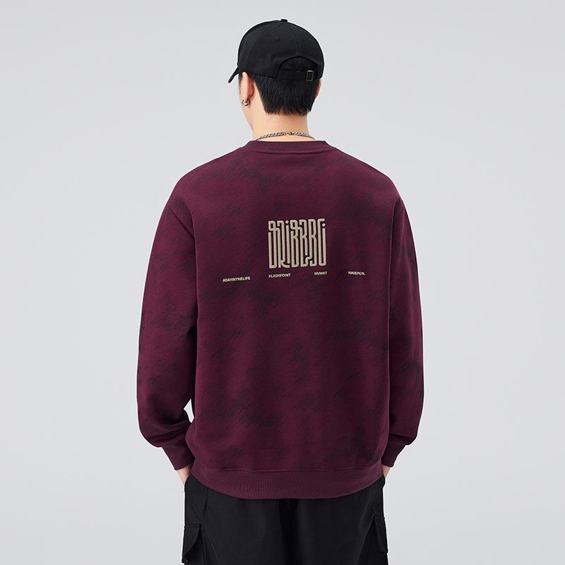 Men's Retro Cloud Heavyweight Hoodie: Trendy, Loose-Fit, Long-Sleeved, Perfect for Spring & Autumn