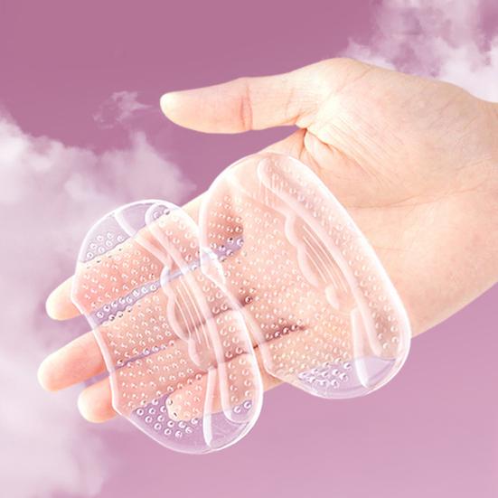 1 Pair Gel Heel Pad Self-adhesive Non-slip Foot Pain Relief Blister Prevention Loose Shoes High Heel Grip Cushion Liner Insert Shoe Accessories