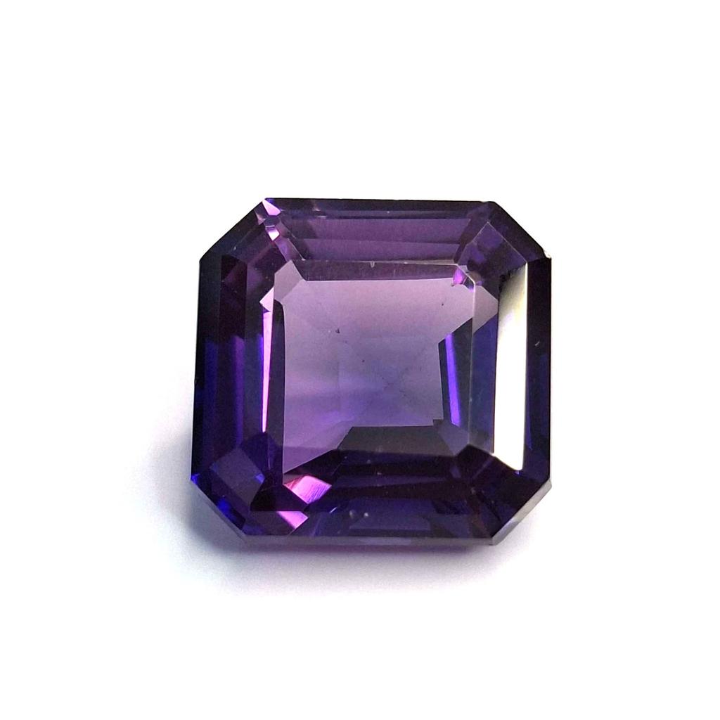 Asscher Cut Natural Purple Pink Color Tanzanite 12-14 Ct Stunning Gemstone