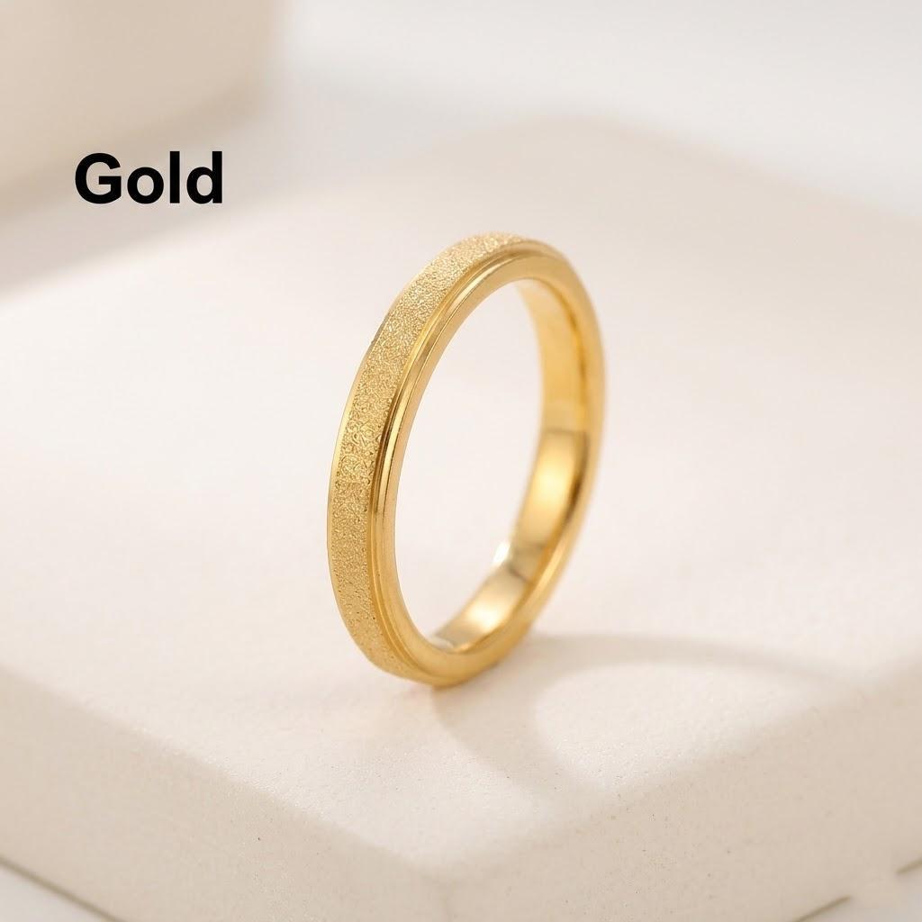 Silberne Frosting Partnerringe für Hochzeit Verlobung Schmuck Geschenke Geburtstagsgeschenk Liebhaber Partnerringe für Männer und Frauen