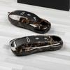AABKS1 Luxury Plastics Wood Texture Design Car Key Case Fob Cover for Porsche Panamera  Macan Boxster Cayman Cayenne 911 718